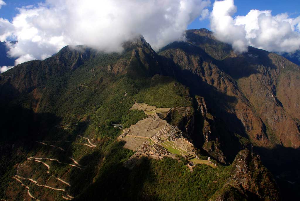 View of Machu Picchu from Huayna Picchu