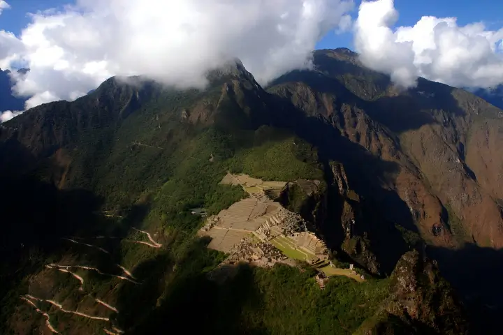 View of Machu Picchu from Huayna Picchu View of Machu Picchu from Huayna Picchu - Img