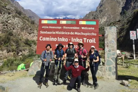 Inca Trail 4 days km82 day 1
